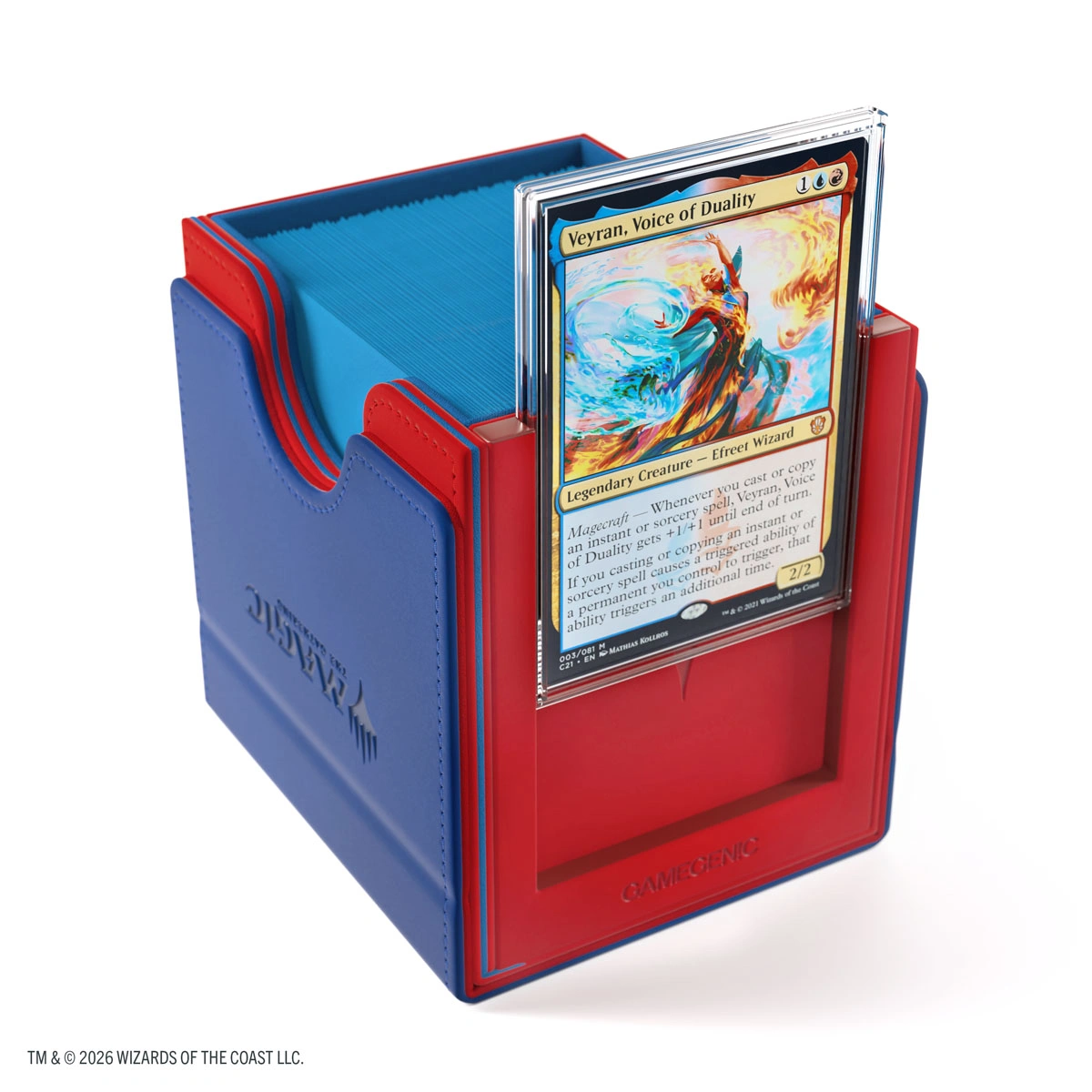 Gamegenic | Secrets of Strixhaven - Rot/Blau | Deckbox Sidekick Plus100+ XL