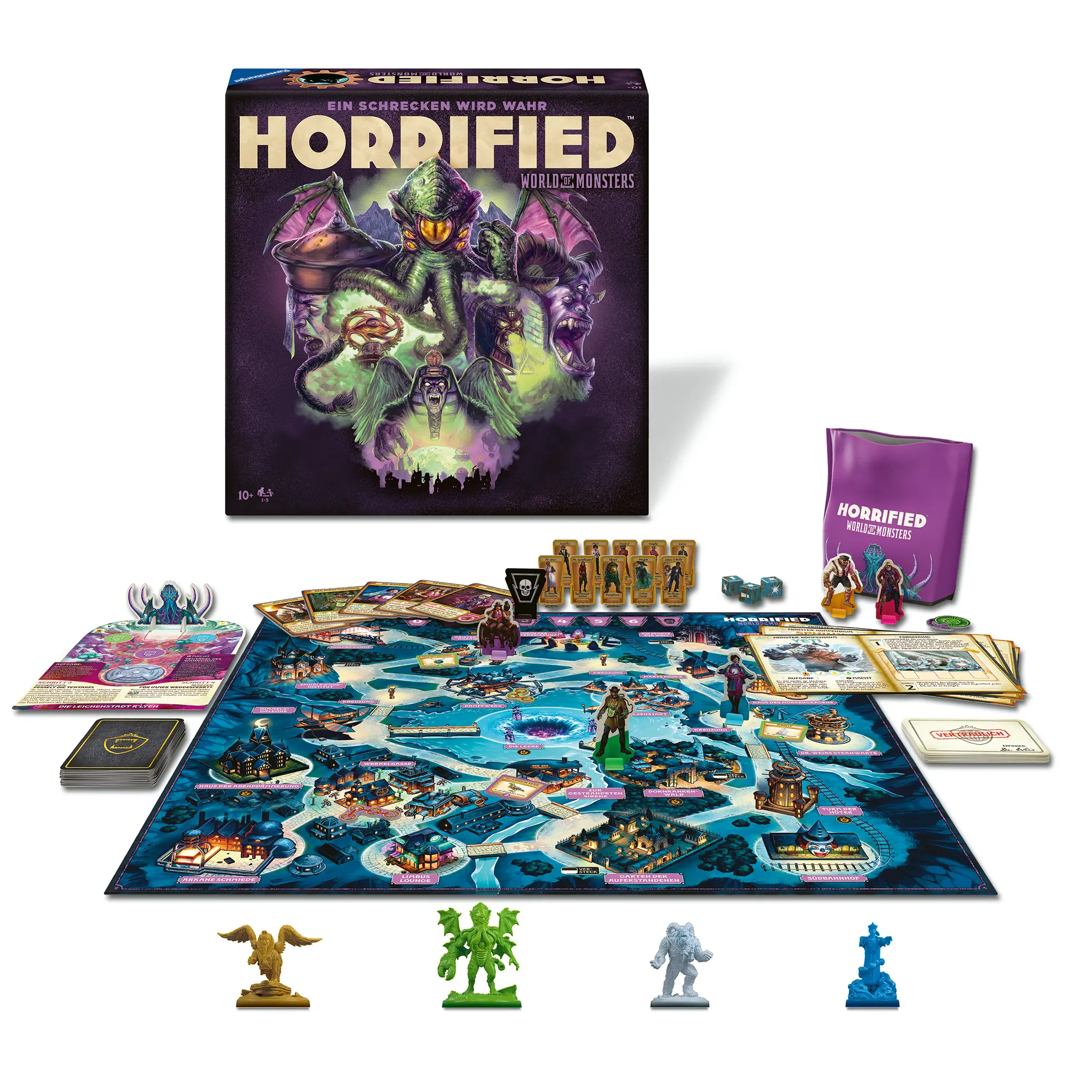 Ravensburger | Horrified World of Monsters | Gesellschaftsspiel