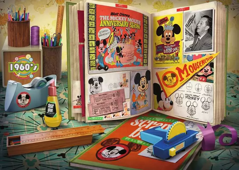 Ravensburger | Disney Micky Maus 1960 Mickey Moments 1000 Teile | Puzzle