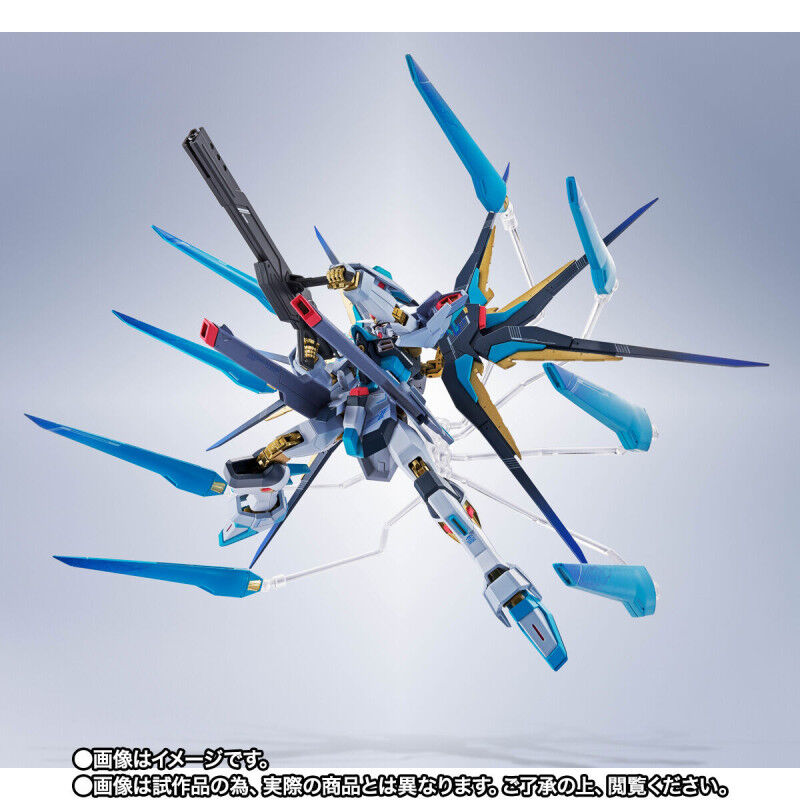 Tamashii Nations | Strike Freedom Gundam Type II (Hatsune Miku Version) Metal Robot Spirits (14cm) | Gundam