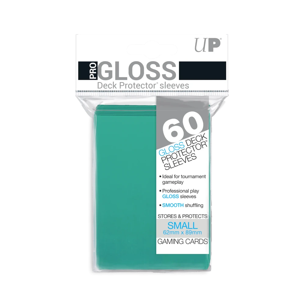 Ultra Pro - Pro-Gloss Small Deck Protector Sleeves (60ct) Stil: Aqua