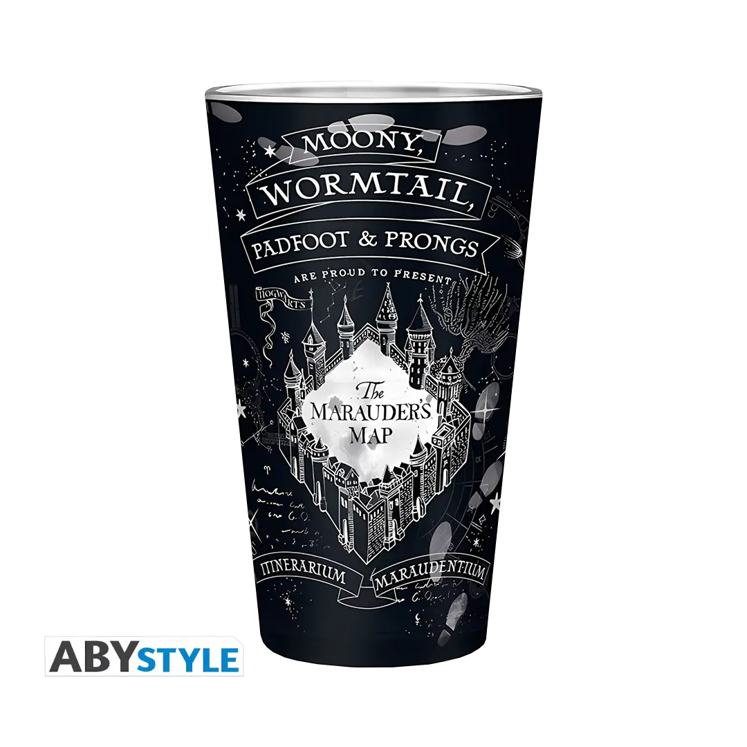 Abysse: Harry Potter Large Glass - Marauder's Map 400ml