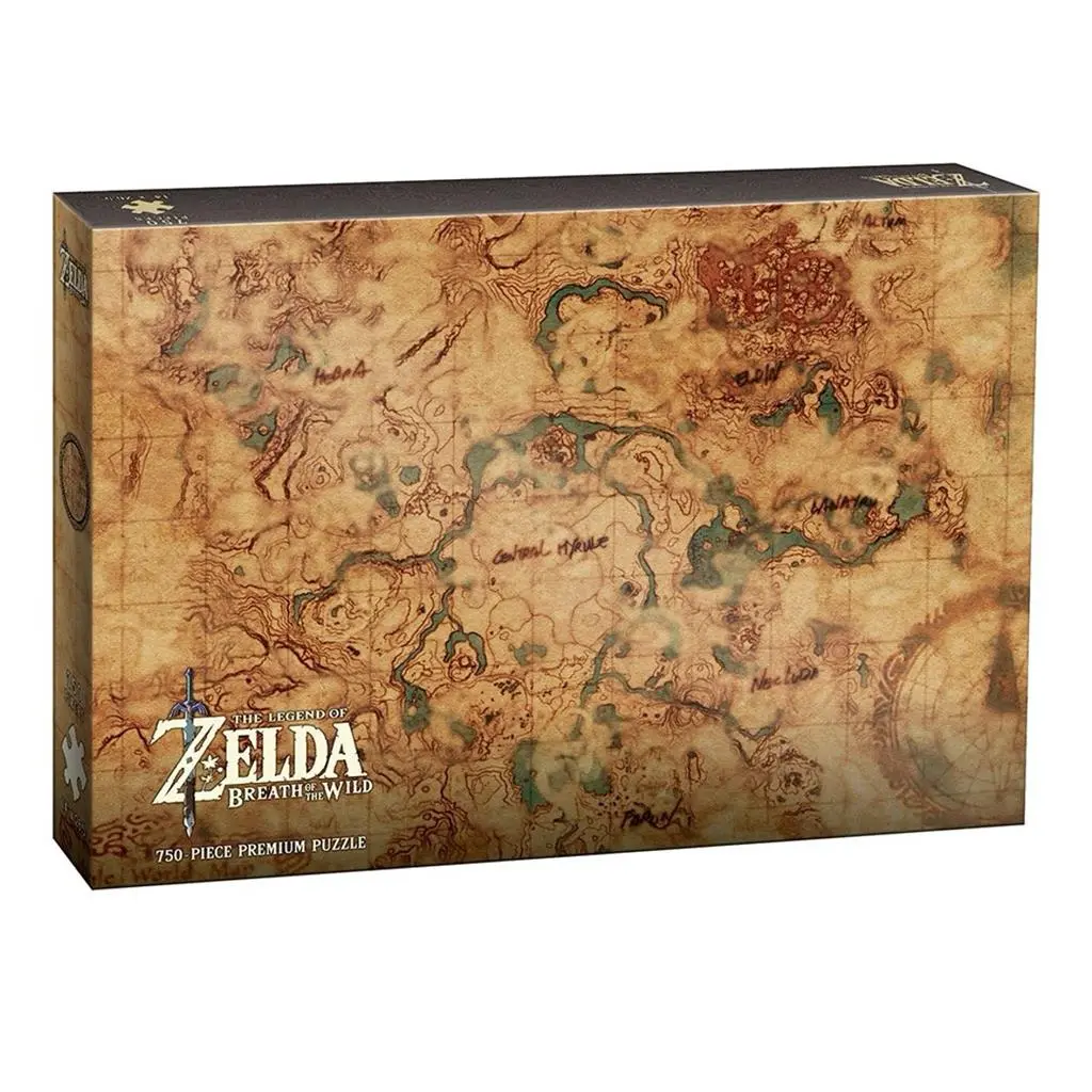 Usaopoly: Zelda Hyrule Map Puzzle 1000 pcs - Jigsaw Puzzles