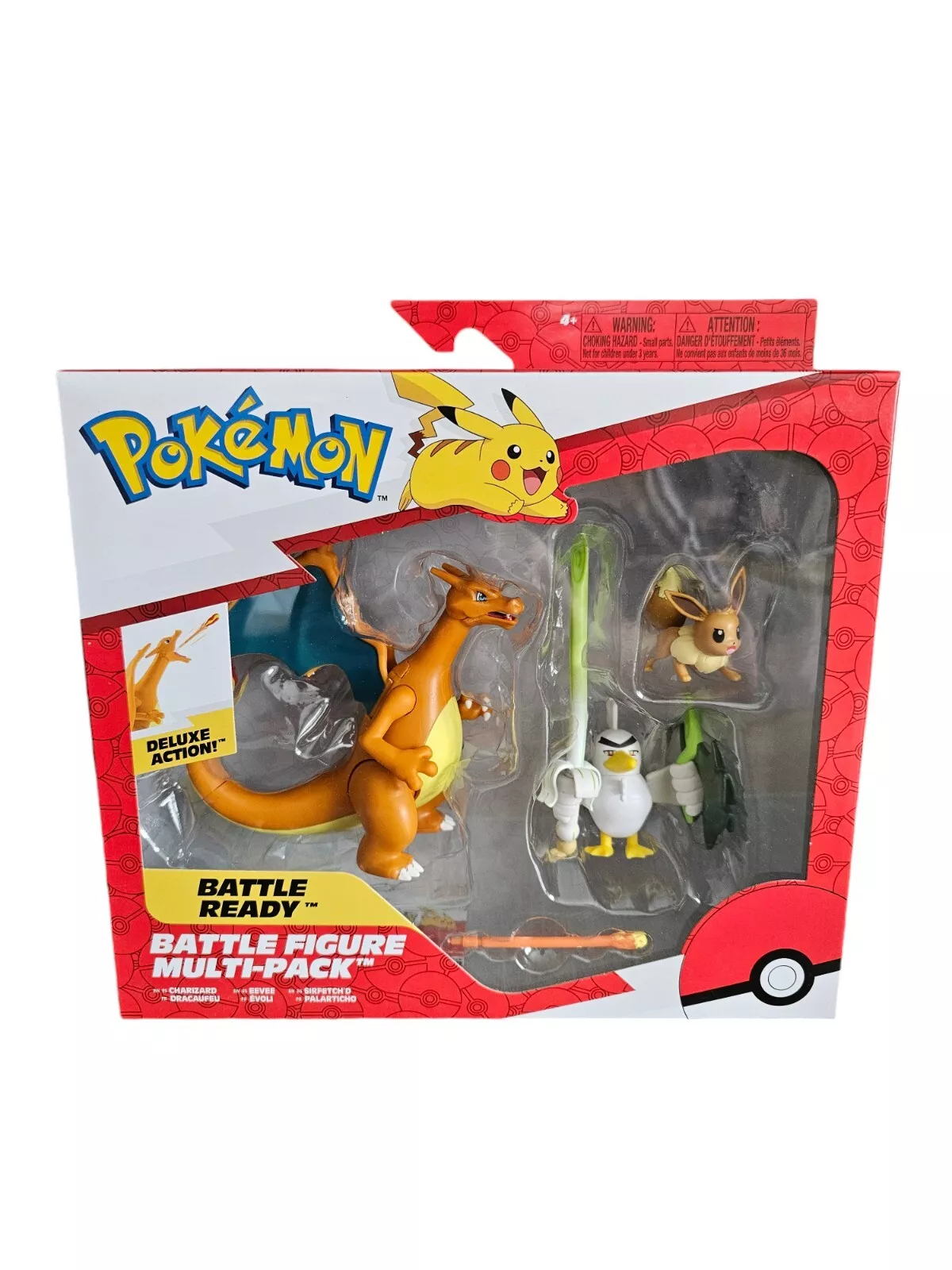 Pokémon | Evoli, Lauchzelot & Glurak | Battle Figure Multipack 11,5cm