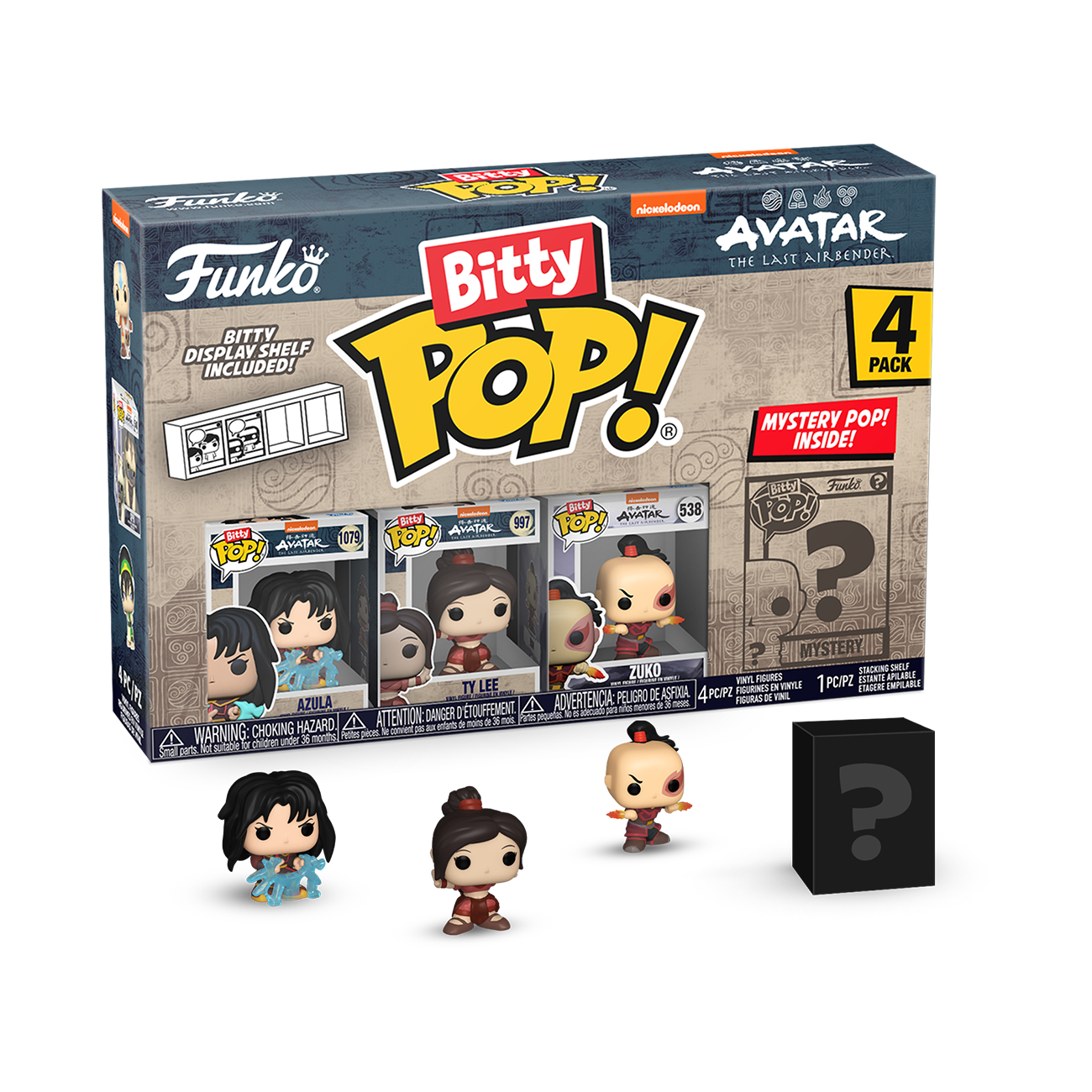  Bitty Pop!: Avatar The Last Airbender - 4-Pack Series 2
