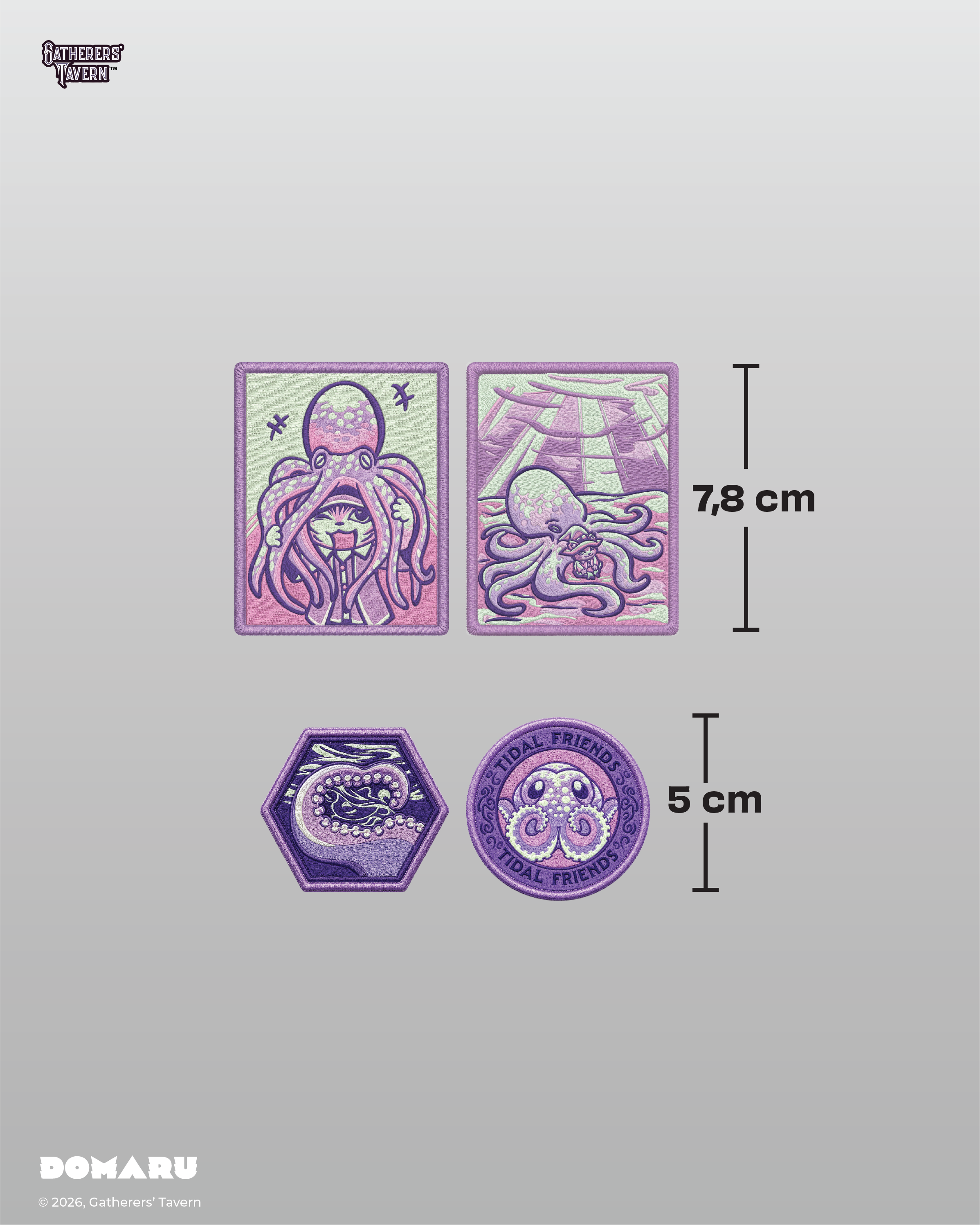 Gatherers' Tavern | Tentacle Tango Deco Patch DOMARU | Binder 12-Pocket
