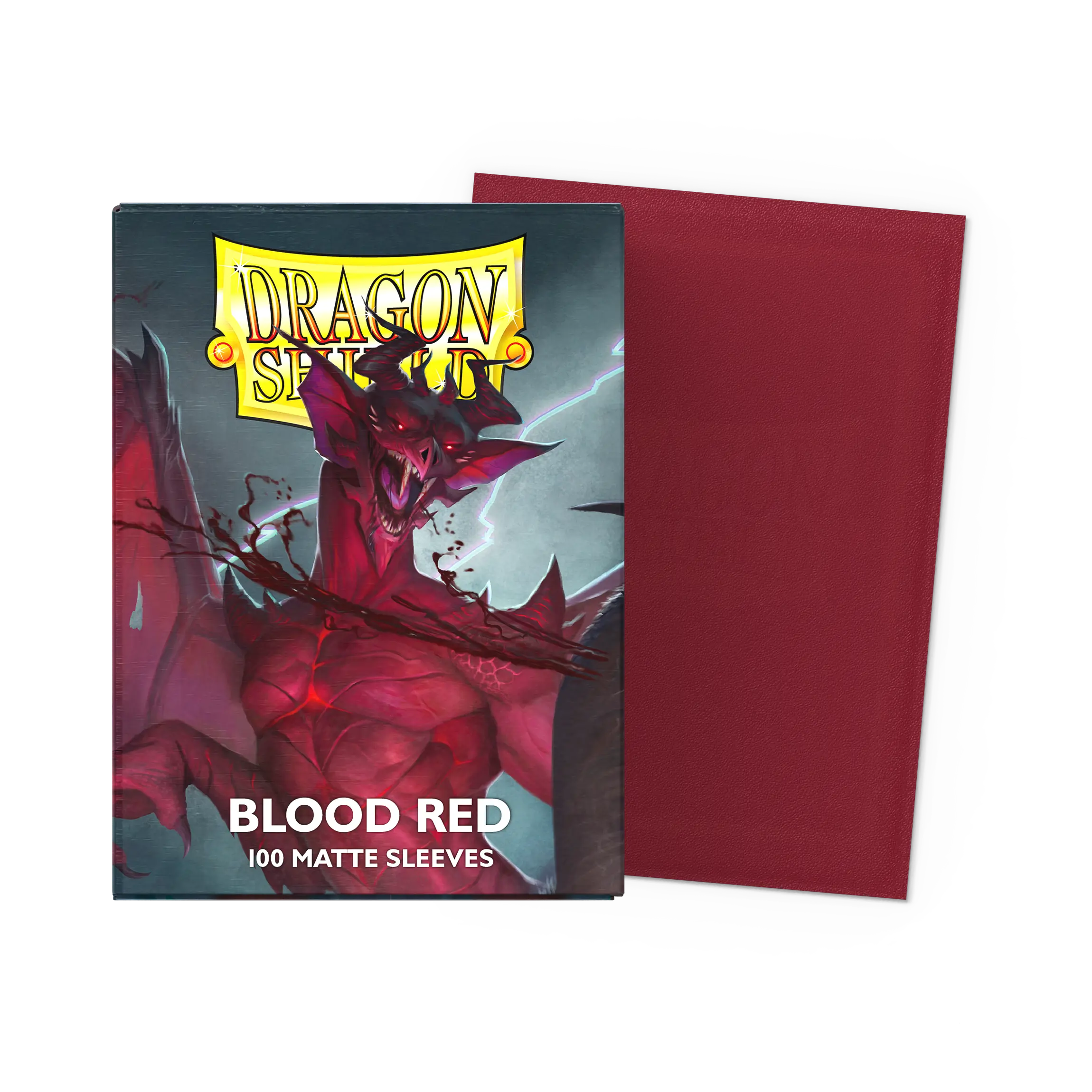 Dragon Shield: Blood Red - Matte Sleeves - Standard Size