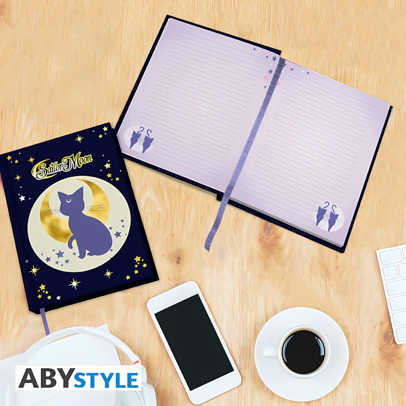 Abysse | Sailoor Moon | Luna & Artemis Premium A5 Notebook