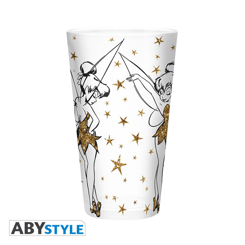 Abysse | Tinkerbell Glas Gold-Glitter | Disney