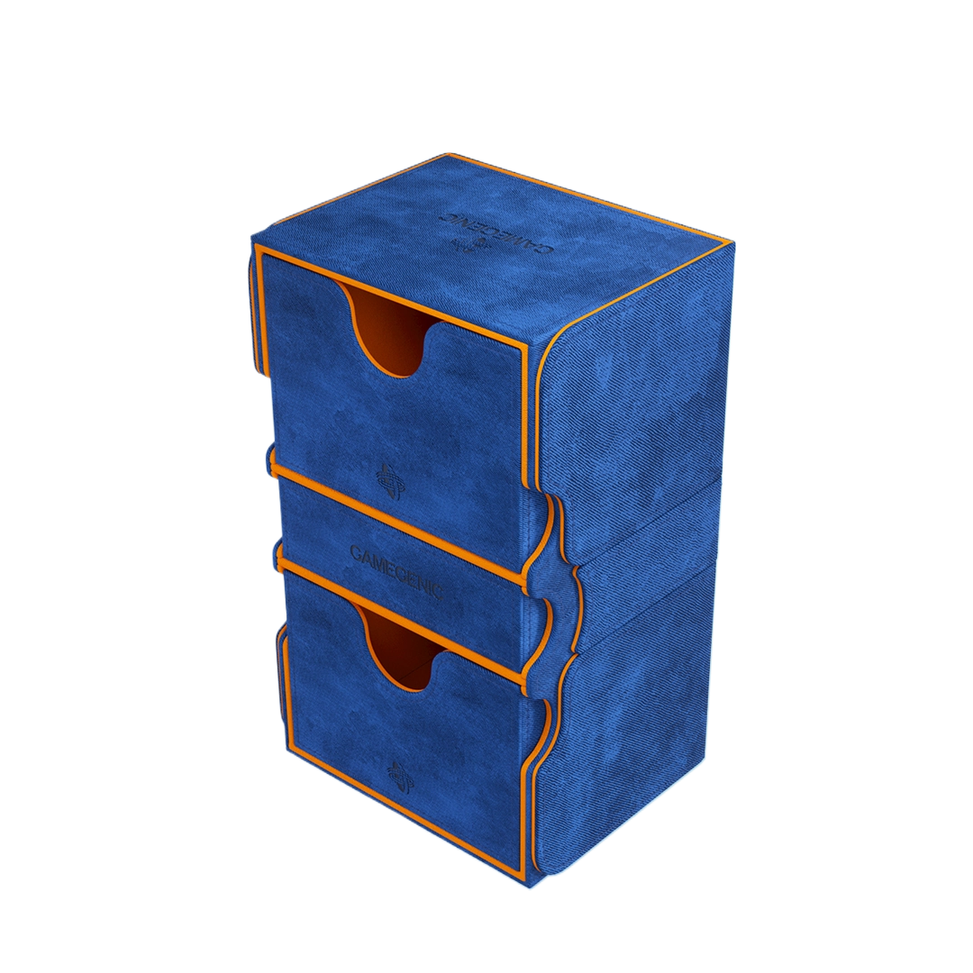 Gamegenic - Deckbox Stronghold 200+ Stil: Blau/Orange