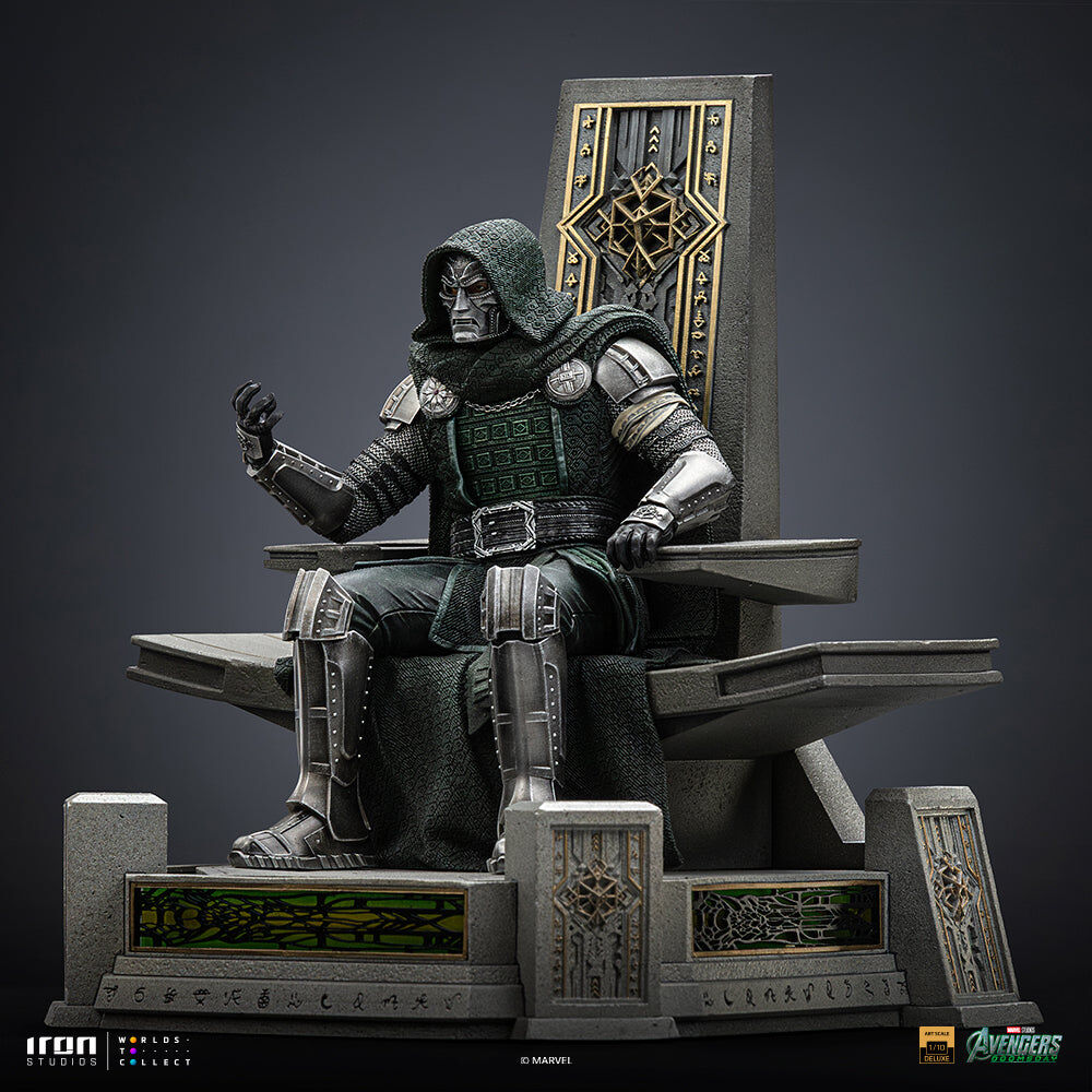 Iron Studios | Doctor Doom on Throne | Avengers: Doomsday - Deluxe Art Scale 1/10