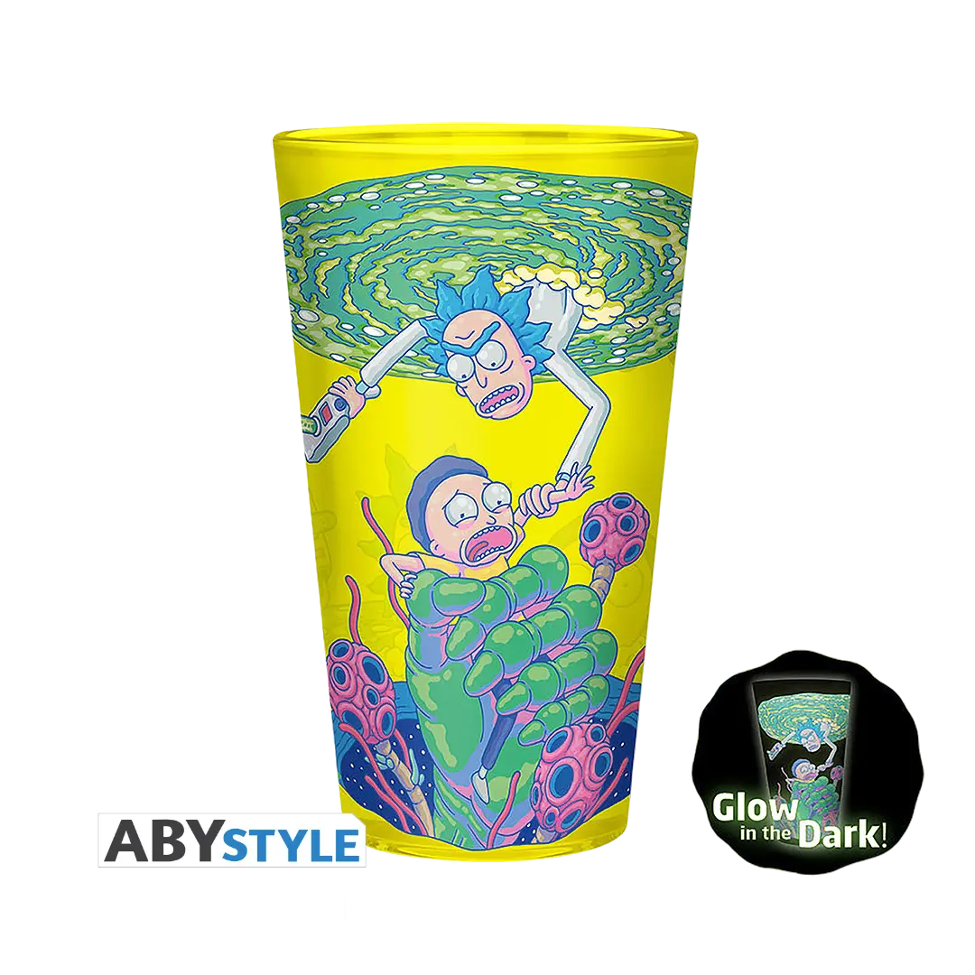 Rick and Morty - Pck Glass XXL + Mug + 2 Coasters