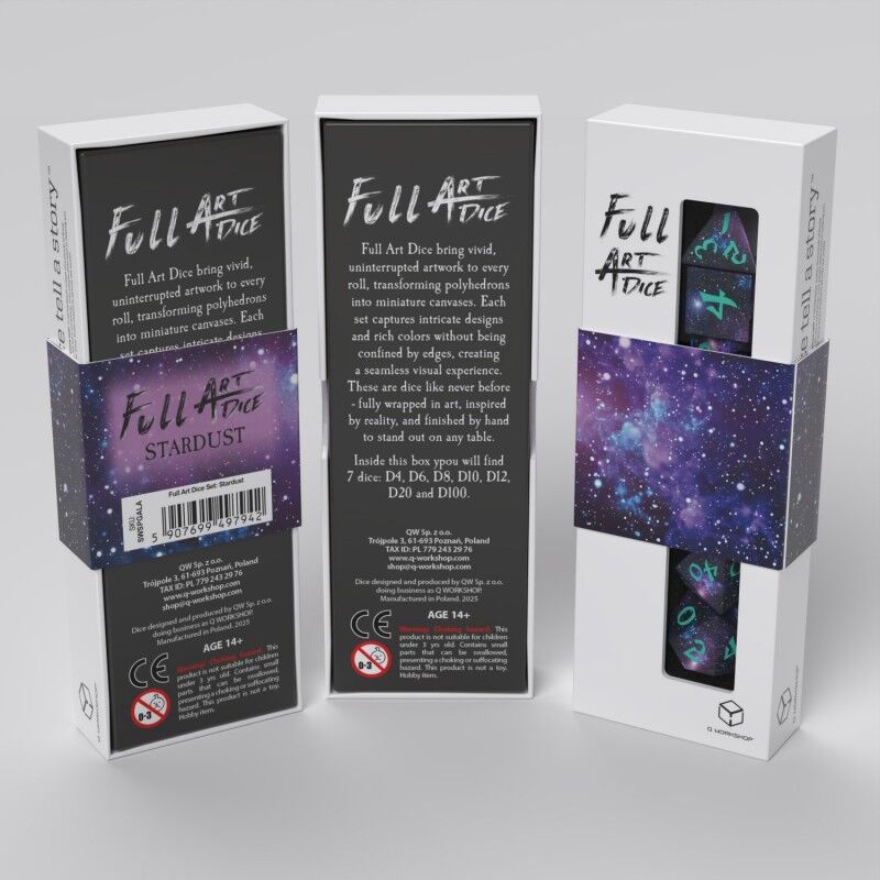 Q Workshop | Stardust | Full Art Dice Set™