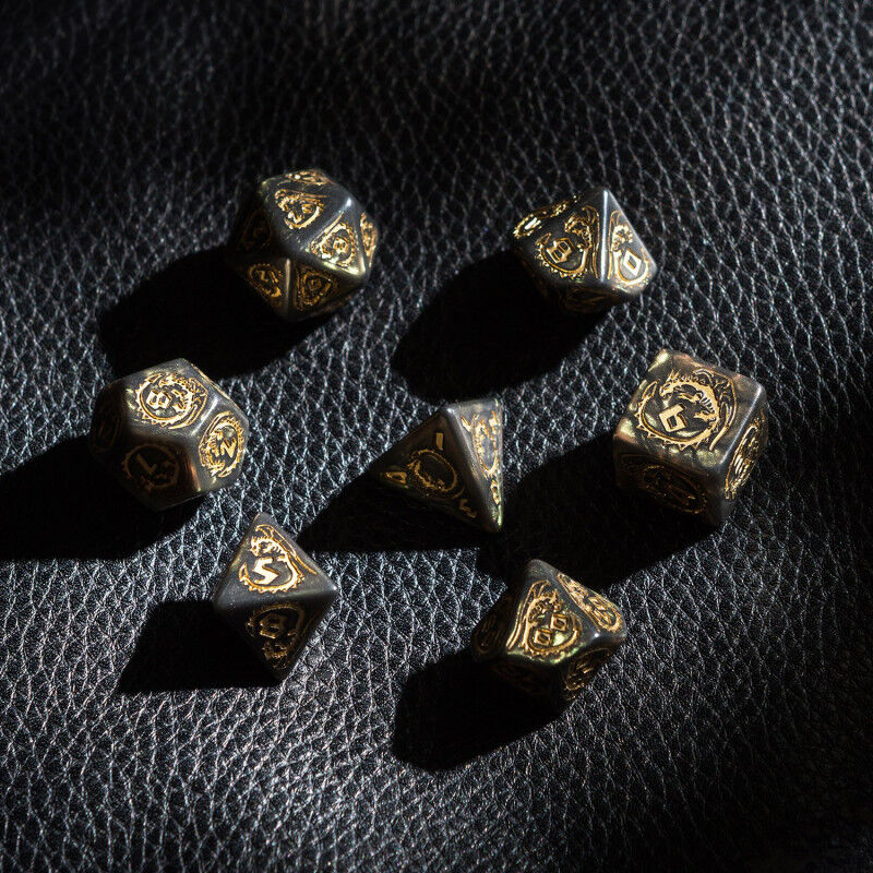 Q Workshop | Nephrite | Dragons Dice Set