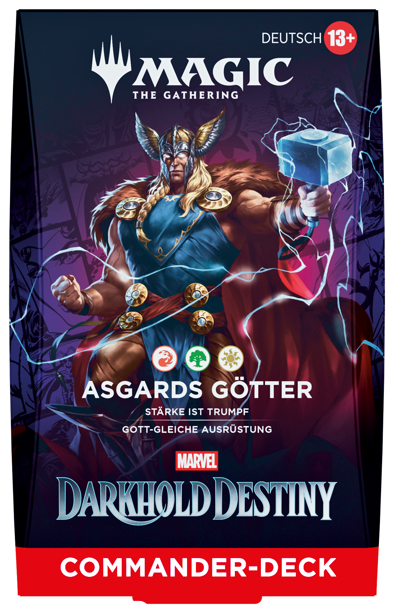 Magic: The Gathering | Marvel Darkhold Destiny | Commander Deck Display (4 Stk.) (DE)