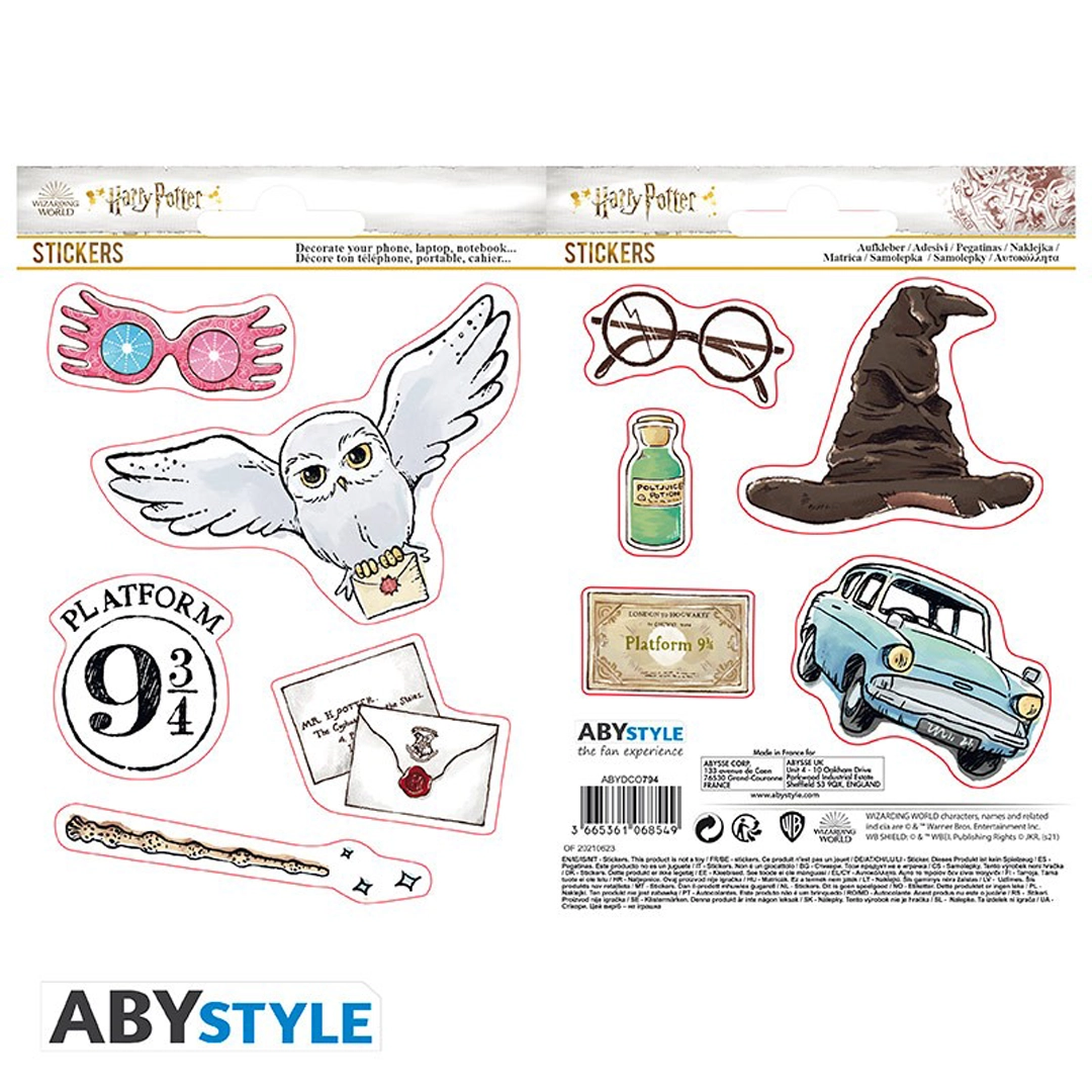 Abysse: Harry Potter - Sticker (16 x 11cm) - Magical Objects