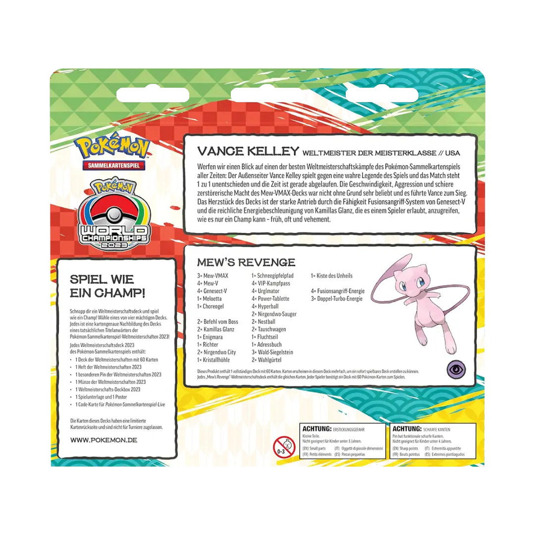 Pokémon TCG: World Championship Deck 2023 (DE) Variante: Mew`s Revenge