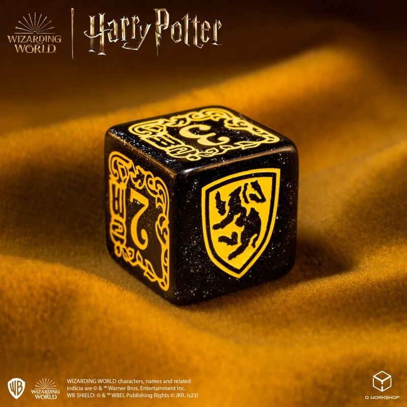 Q Workshop | Hufflepuff | Harry Potter Modern Dice Set
