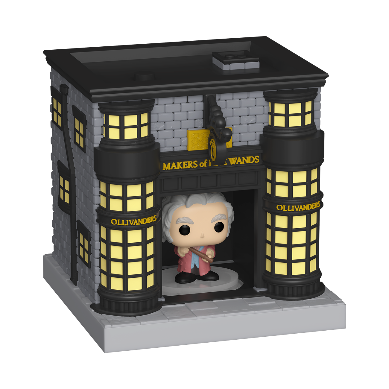 Bitty POP! Town: Garrick Ollivander and Ollivander Wand Shop - Harry Potter