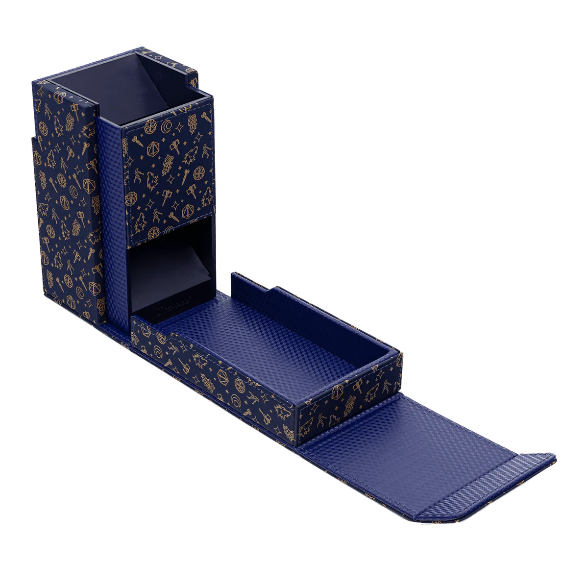 Ultra Pro: Printed Leatherette Dice Tower featuring - Bells Hells Pattern from Critical Role