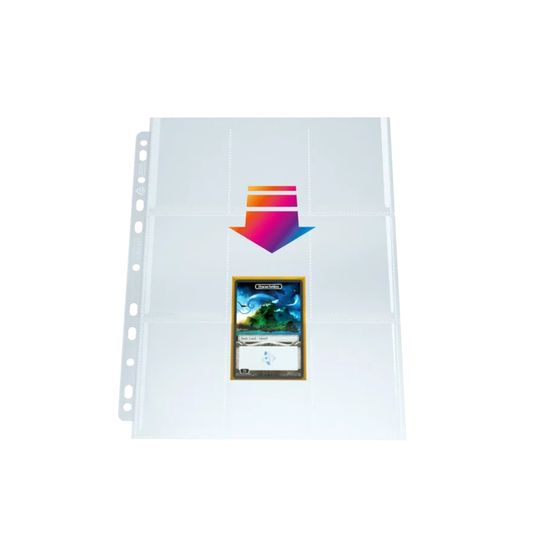 Gamegenic | Ultrasonic 9-Pocket Pages Toploading |  Display (50pcs)