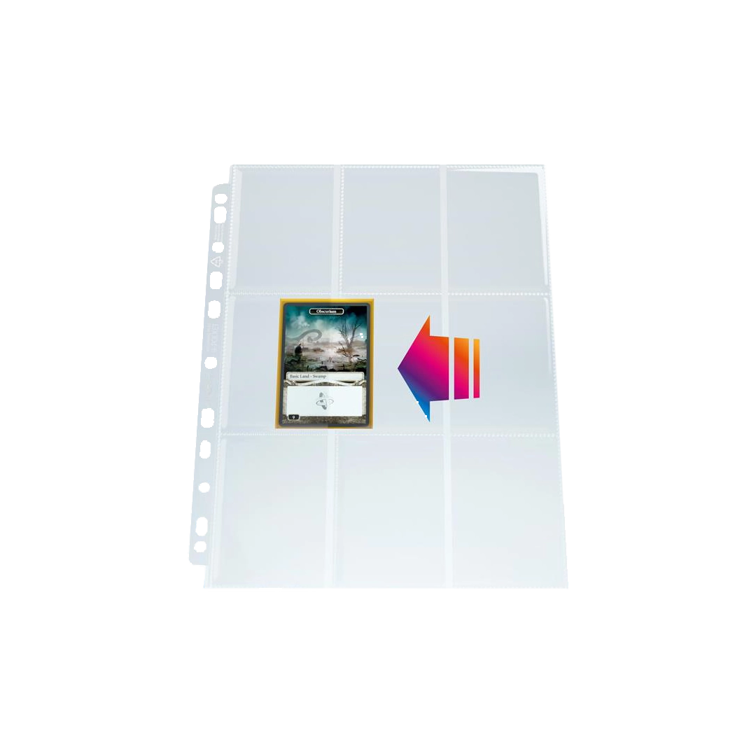 Gamegenic - Ultrasonic Sideloading 9-Pocket Pages - Pack (10 Stück)
