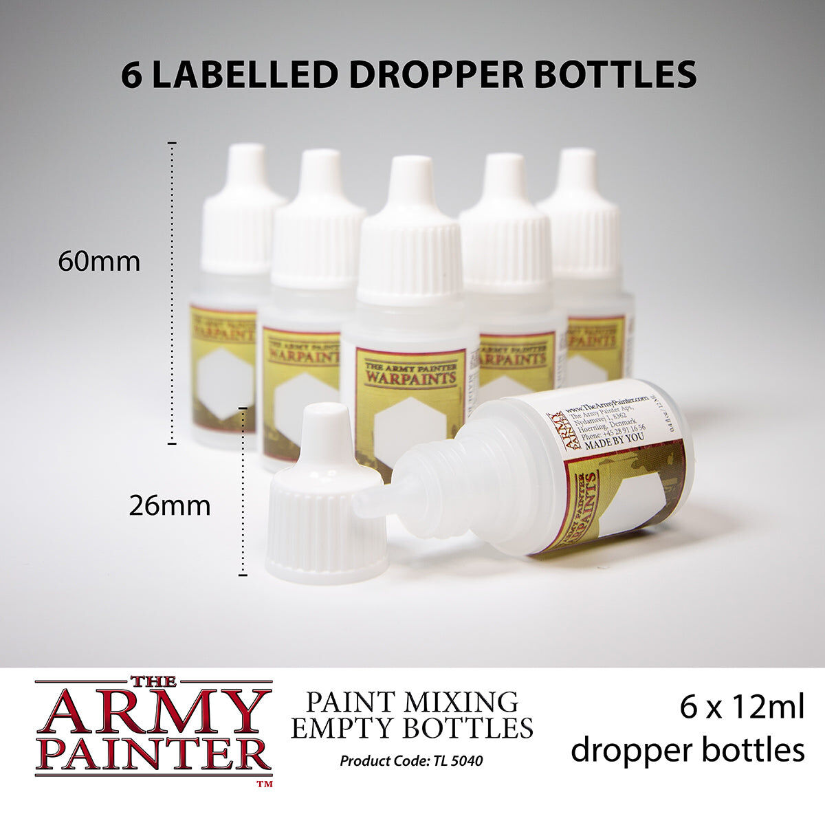 The Army Painter | Paint Mixing | Empty Bottles