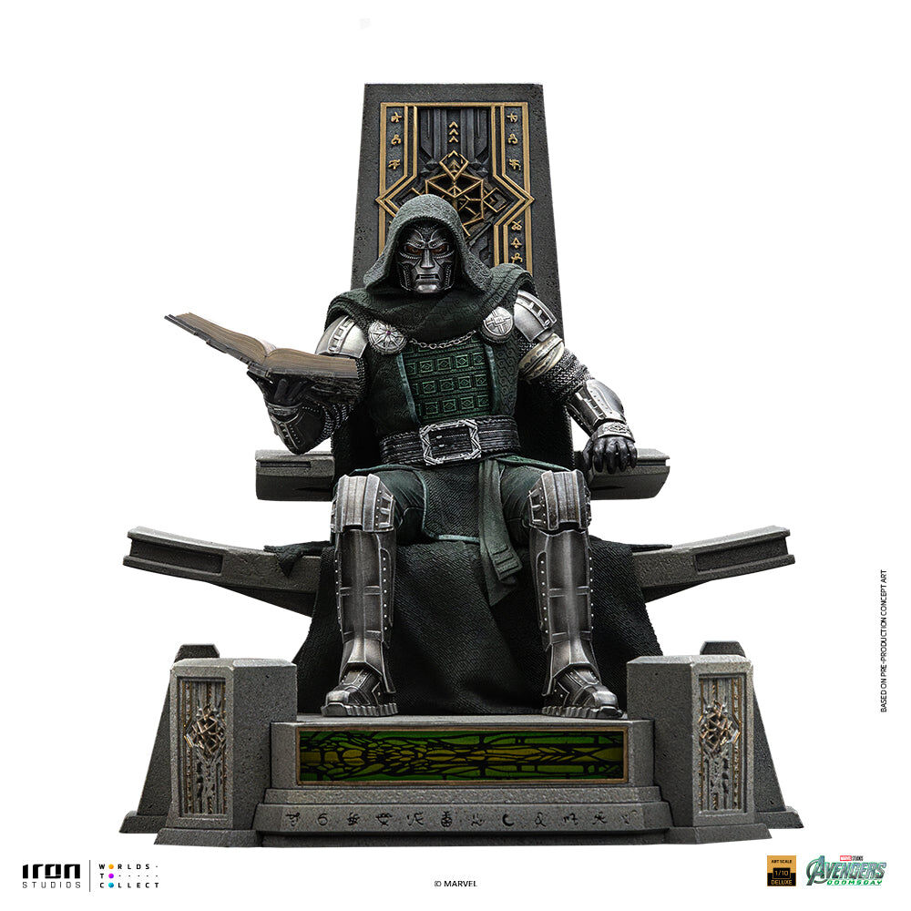Iron Studios | Doctor Doom on Throne | Avengers: Doomsday - Deluxe Art Scale 1/10
