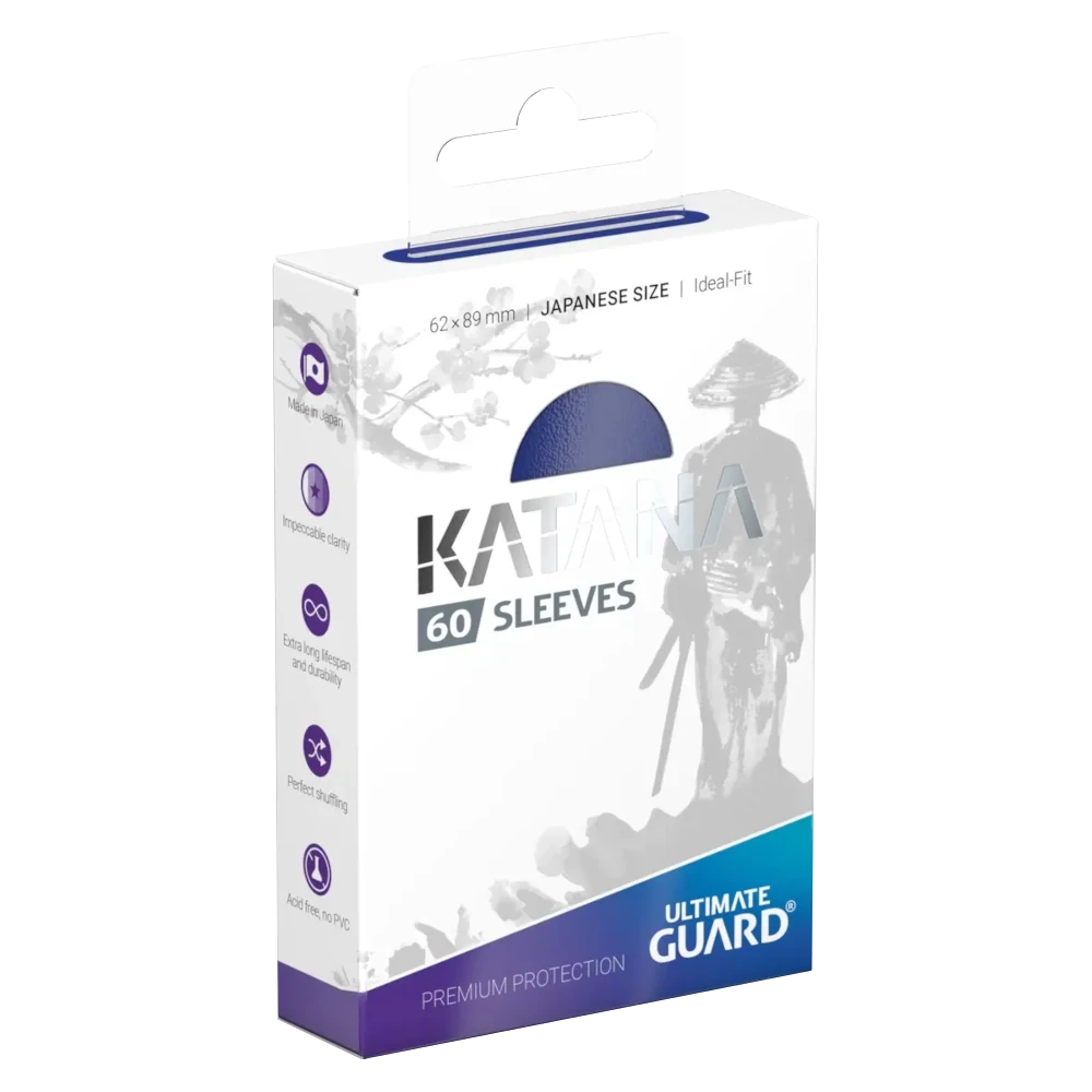 DEL: Ultimate Guard | Katana Sleeves | Japanese Size (60) Blau