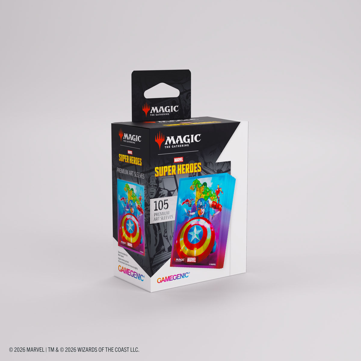 Gamegenic | Marvel Super Heroes - Captain America, Teamleader | Premium Art Sleeves