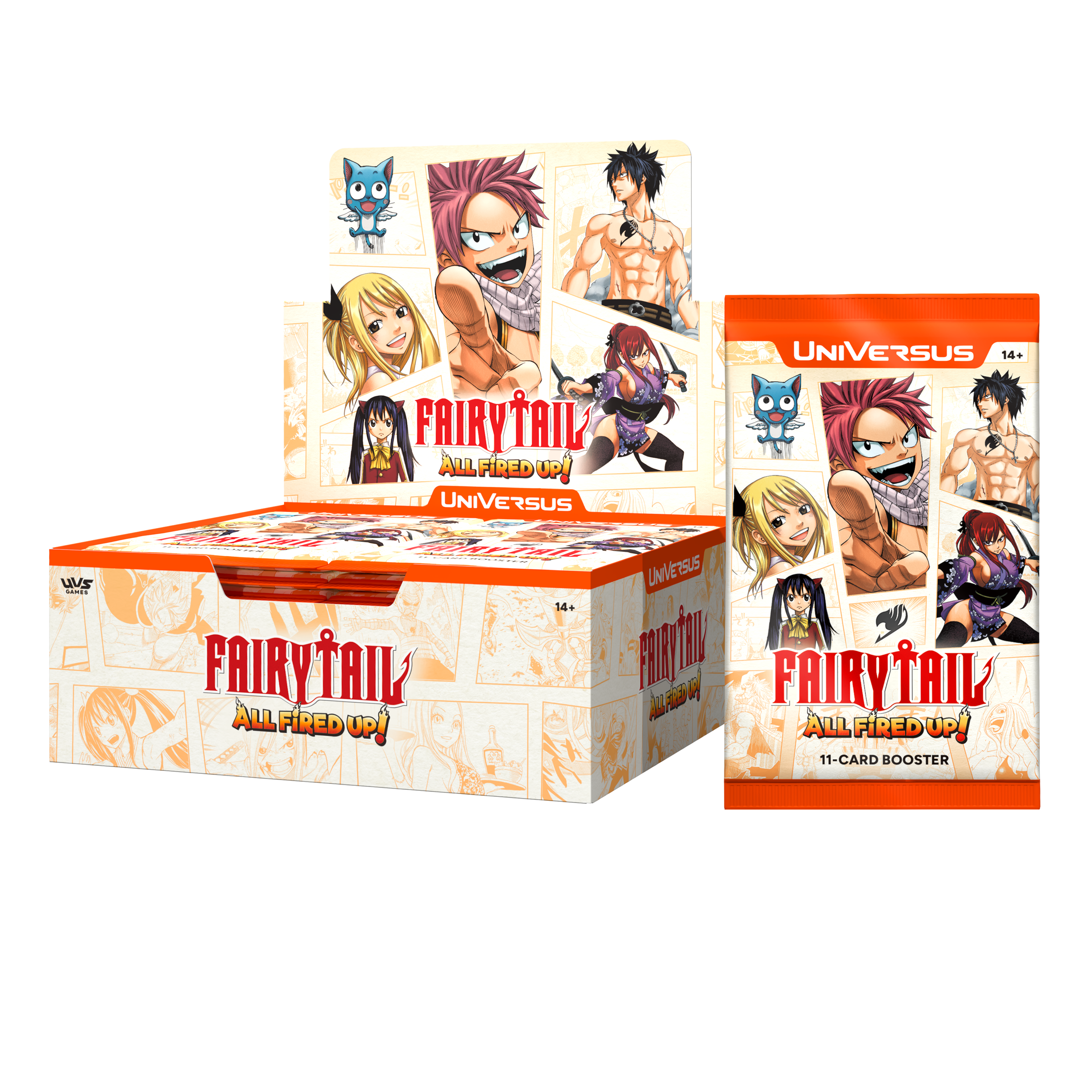 UniVersus TCG | Fairy Tail: All Fired Up! | Booster Display (EN)