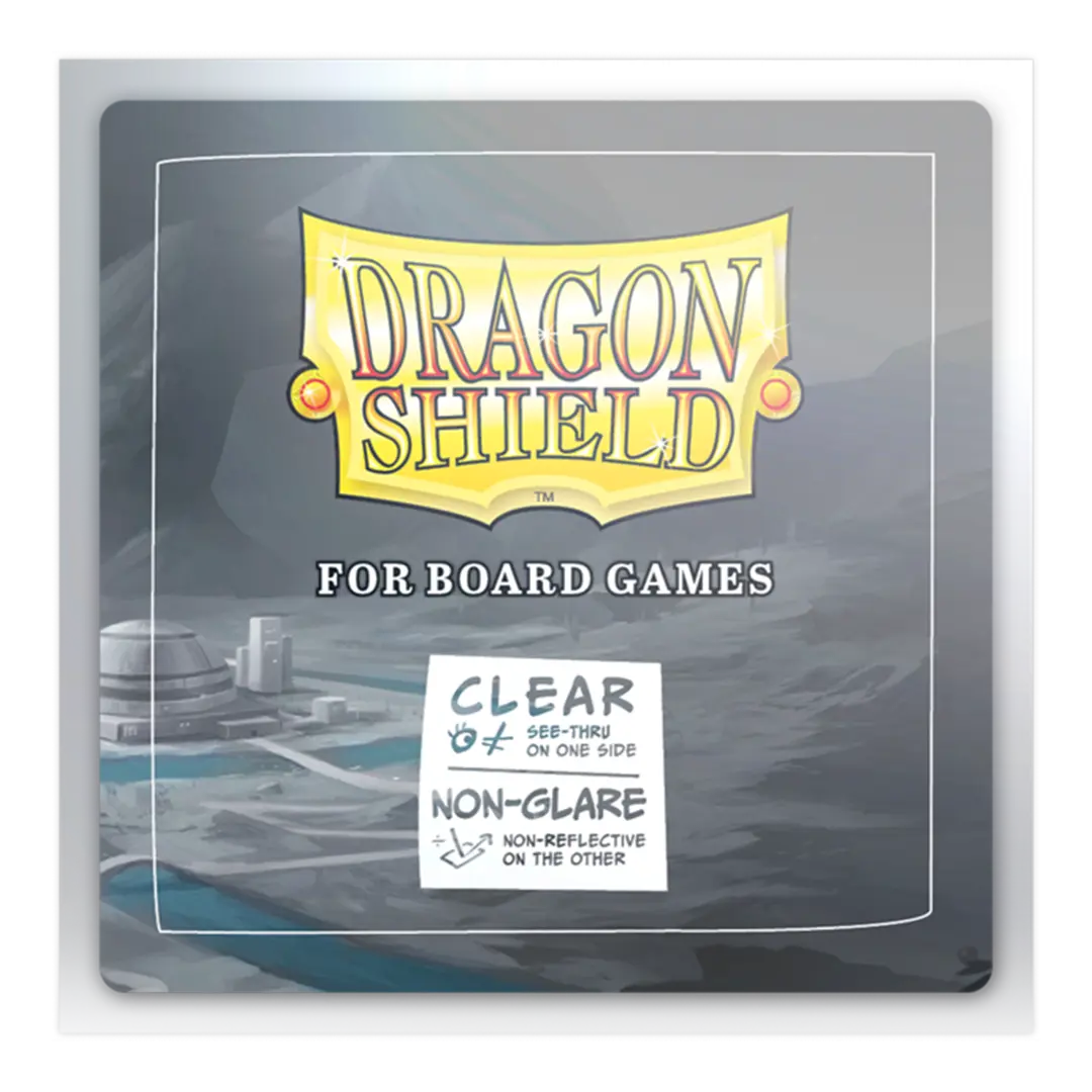 Dragon Shield: Square - Clear/Non-Glare - Board Game Sleeves