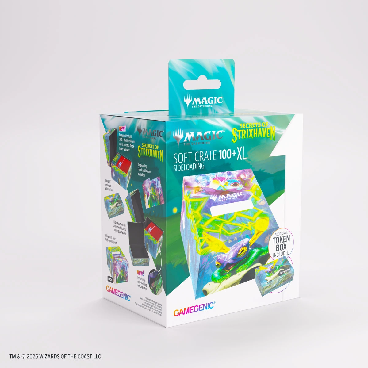 Gamegenic | Secrets of Strixhaven | Deckbox Soft 100+ XL C3/C6