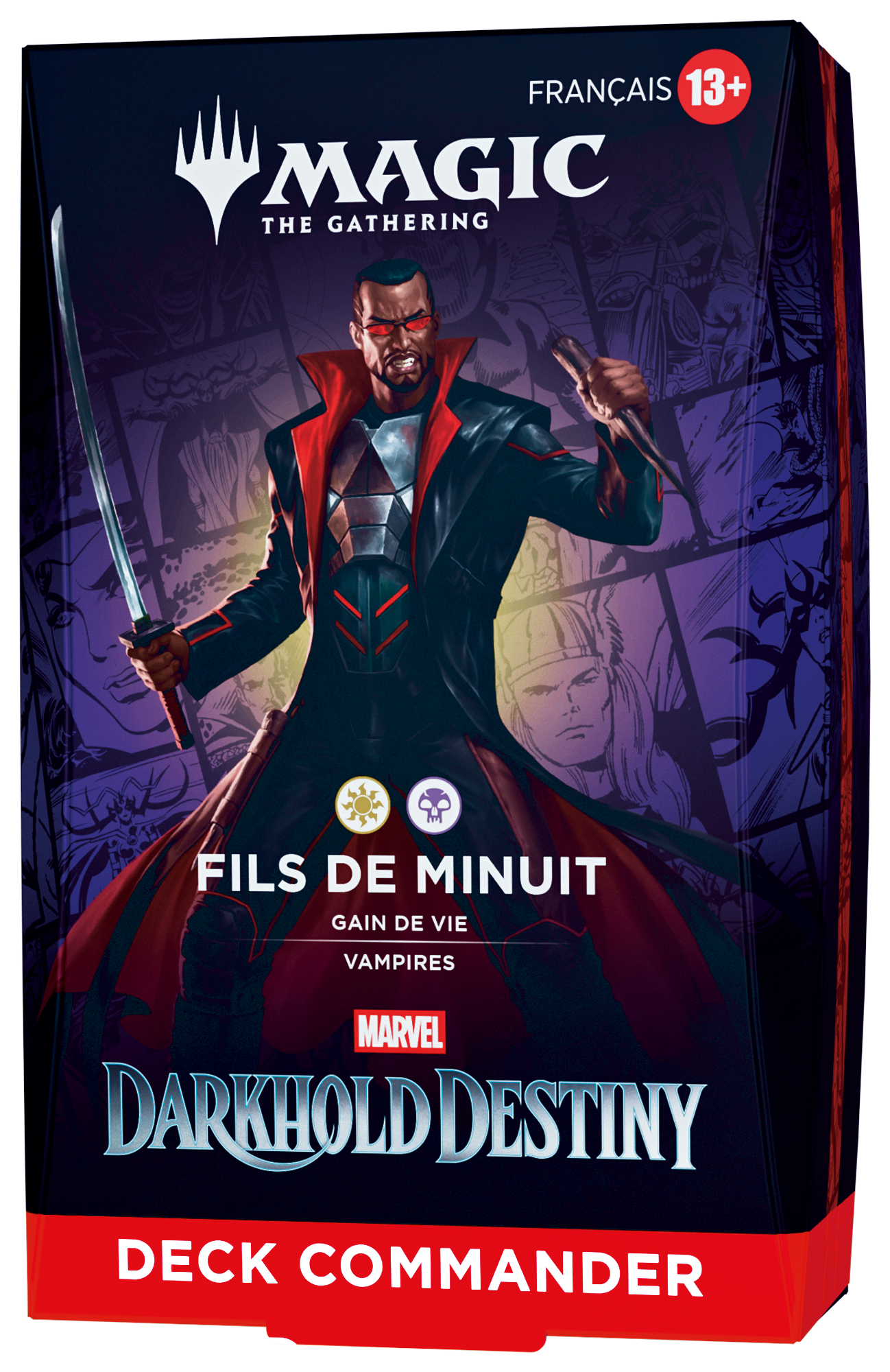 Magic: The Gathering | Marvel Darkhold Destiny | Commander Deck Display (4 Stk.) (FR)