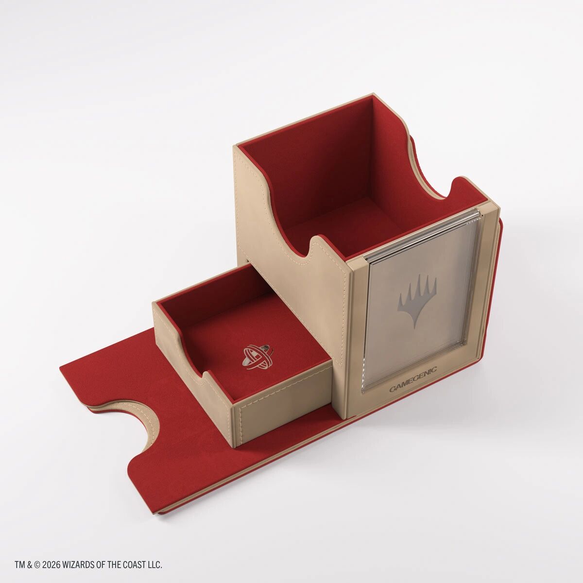 Gamegenic | Secrets of Strixhaven - Lorehold - Beige/Rot | Deckbox Sidekick Pro 100+ XL