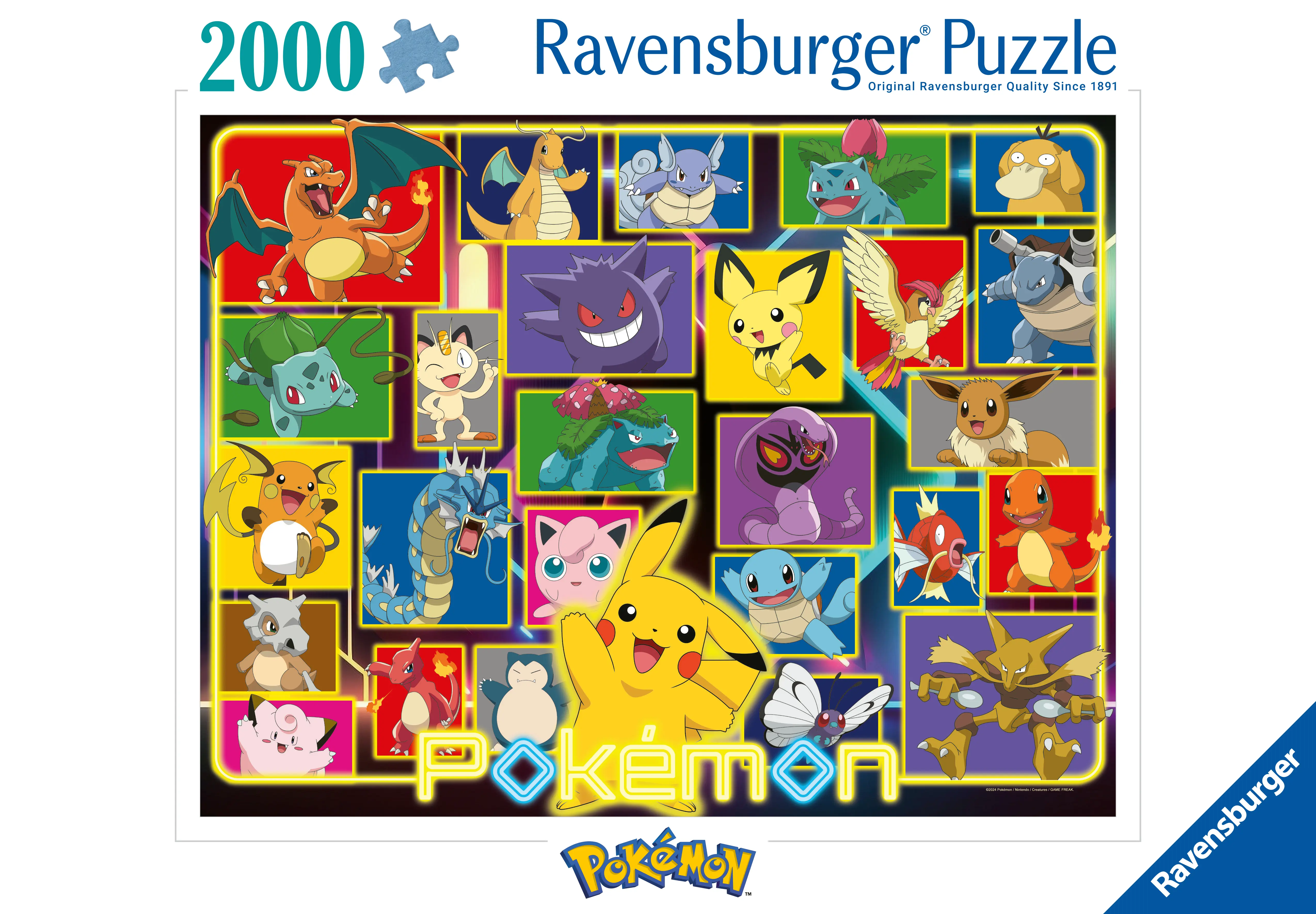 Ravensburger | Leuchtende Pokémon | 2000 Teile Puzzle