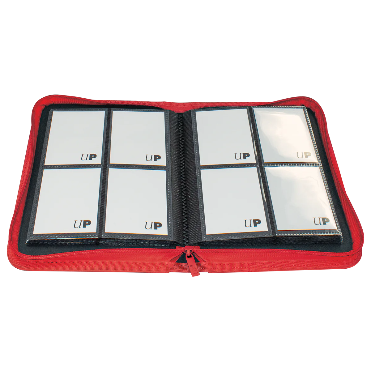 Ultra Pro | Vivid - Red | 4-Pocket Zippered PRO-Binder