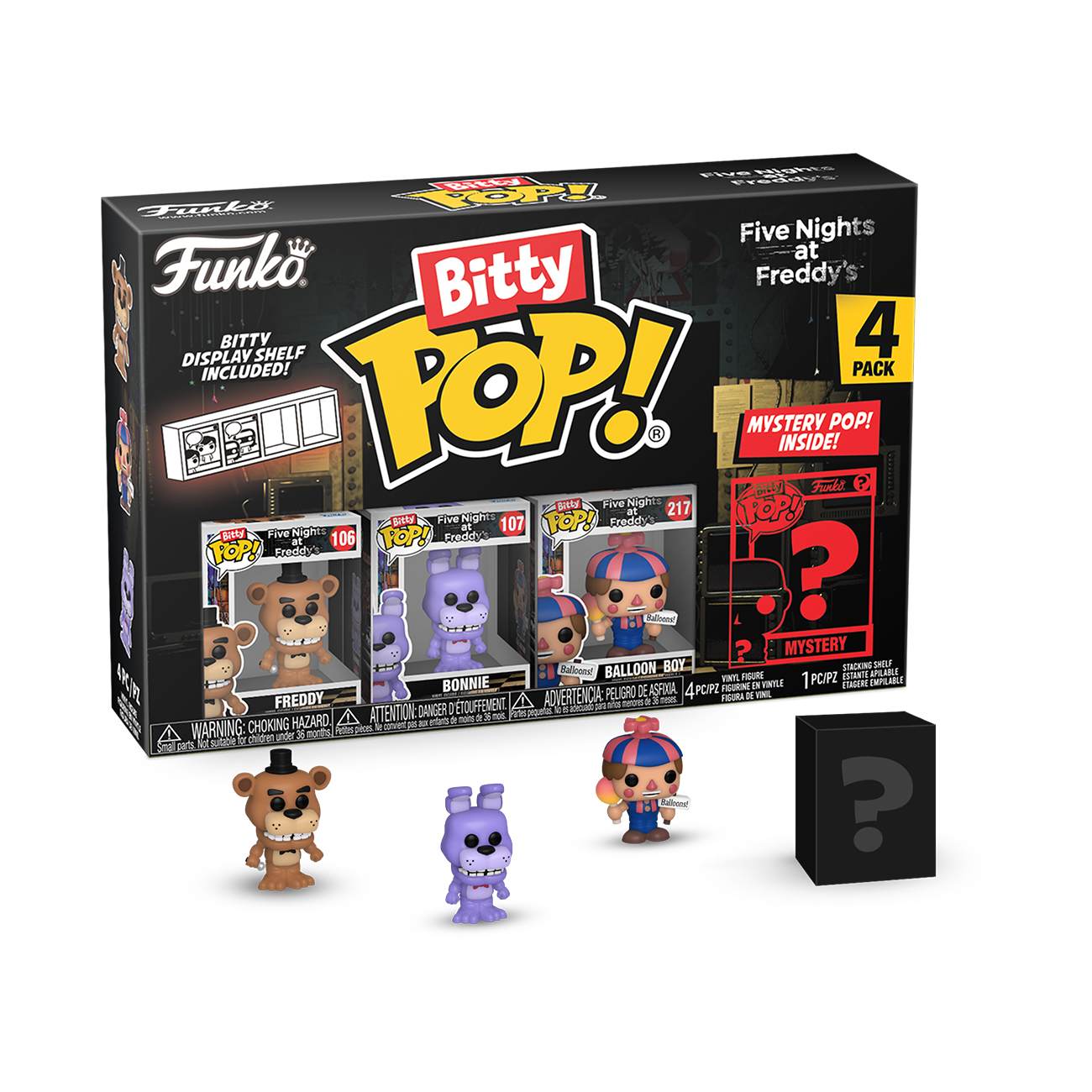 Bitty POP! 4-Pack | Freddy | Five Nights at Freddy´s