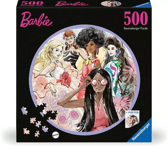 Ravensburger | Barbie Globale Stil-Ikone seit 1959 500 Teile | Puzzle