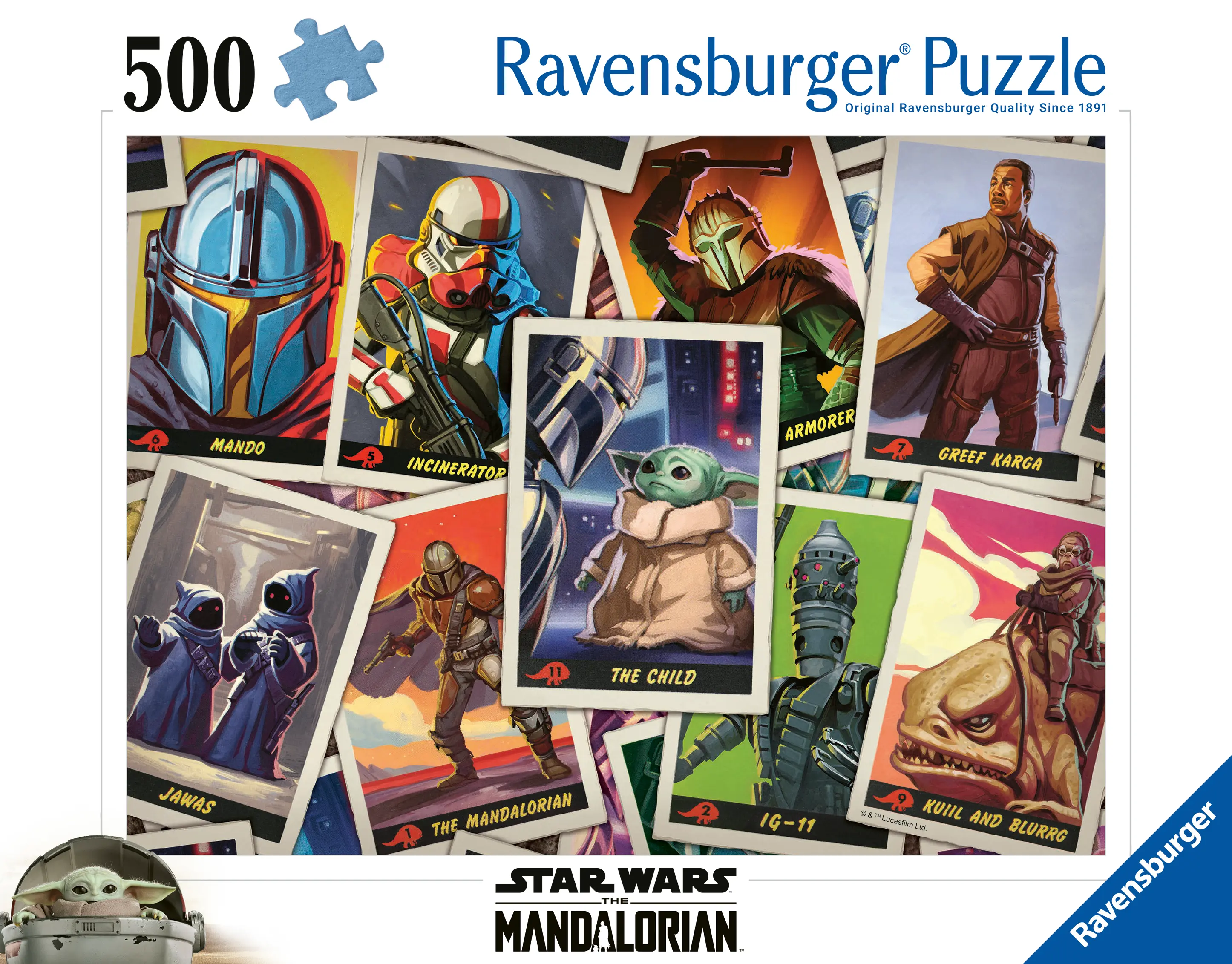 Ravensburger | The Mandalorian Auf der Suche nach dem Kind | 500 Teile Puzzle