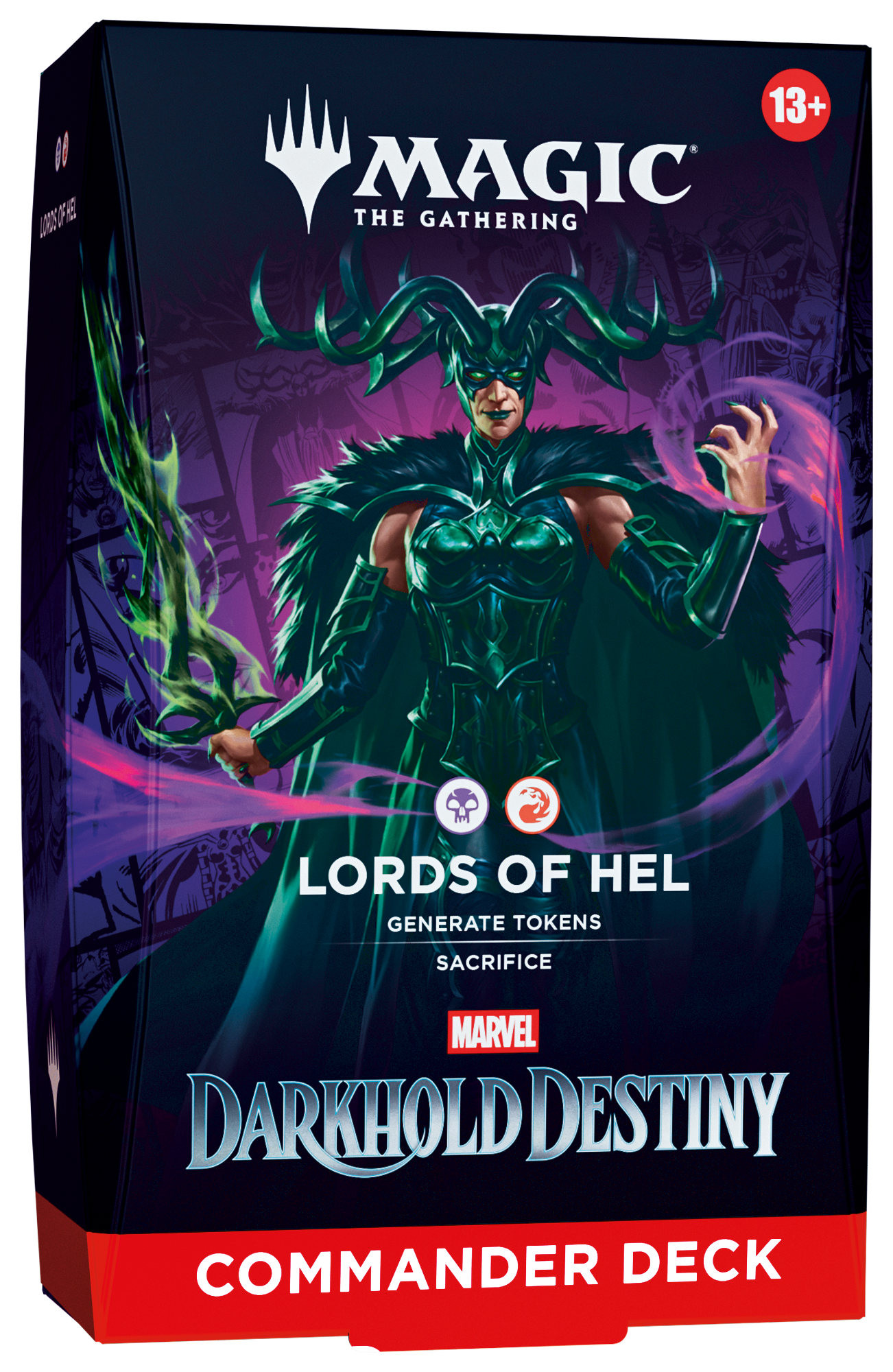 Magic: The Gathering | Marvel Darkhold Destiny | Commander Deck Display (4 Stk.) (EN)