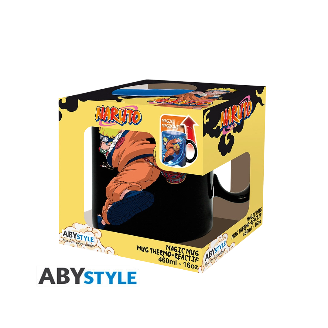 Abysse: Naruto Heat Change Mug - Naruto & Sasuke 460ml