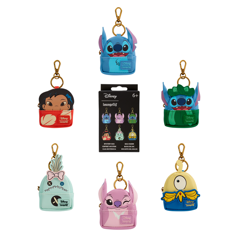 Mini Backpack Charms | Loungefly | Lilo and Stitch
