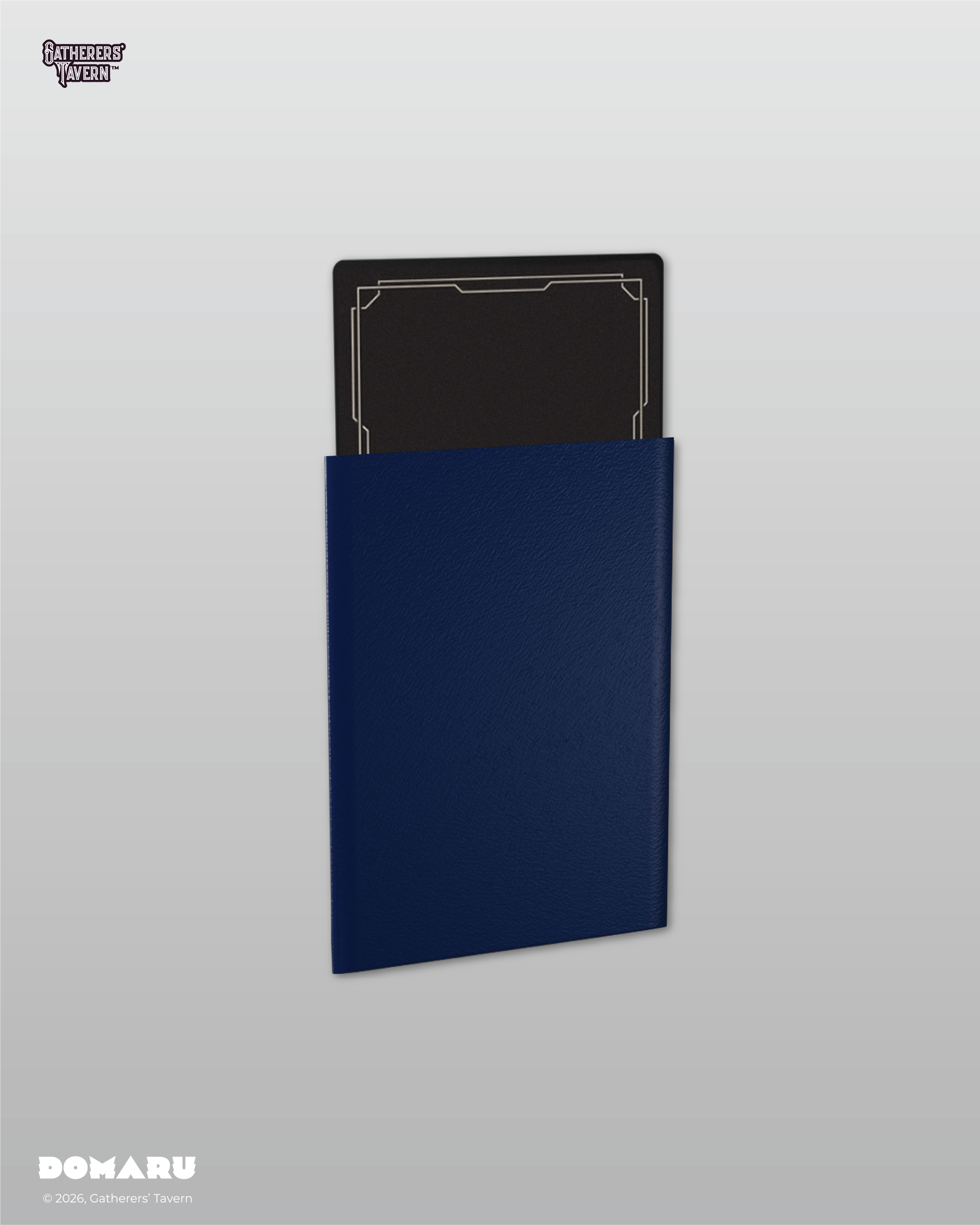 Gatherers' Tavern | Regular Fit Standard Sleeves Regent Blue | Domaru (100 Sleeves)