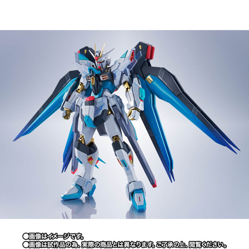 Tamashii Nations | Strike Freedom Gundam Type II (Hatsune Miku Version) Metal Robot Spirits (14cm) | Gundam