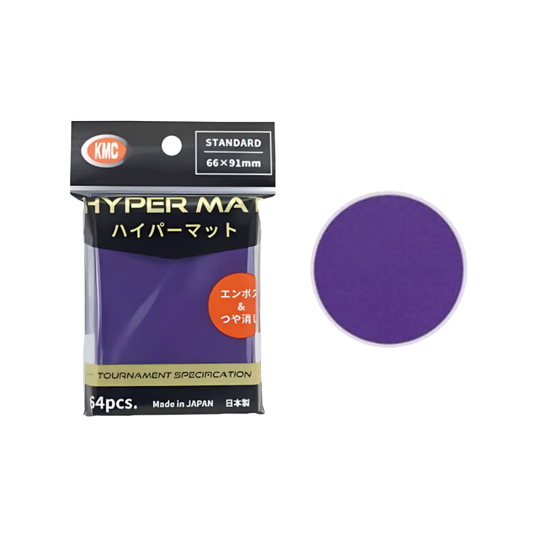 KMC | Standard Sleeves | Hyper Mat Lila (64)