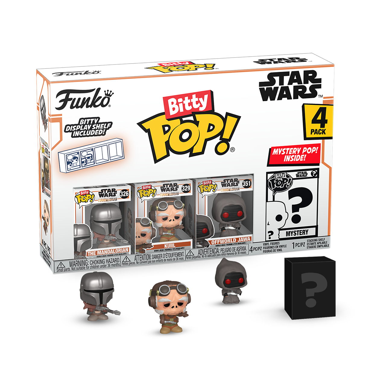 Bitty POP!: Mandalorian 4-Pack Series 2 - The Mandalorian