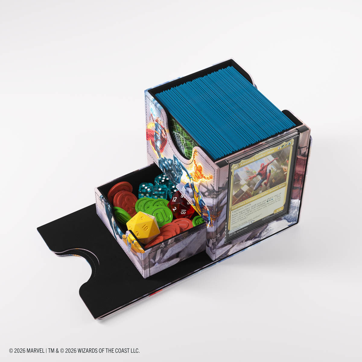 Gamegenic | Marvel Super Heroes - Marvel Super Heroes | Deckbox Sidekick PRO 100+ XL