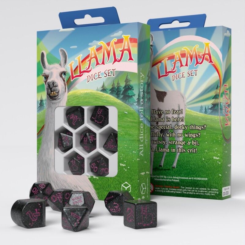 Q Workshop | Spitty | Llama Dice Set