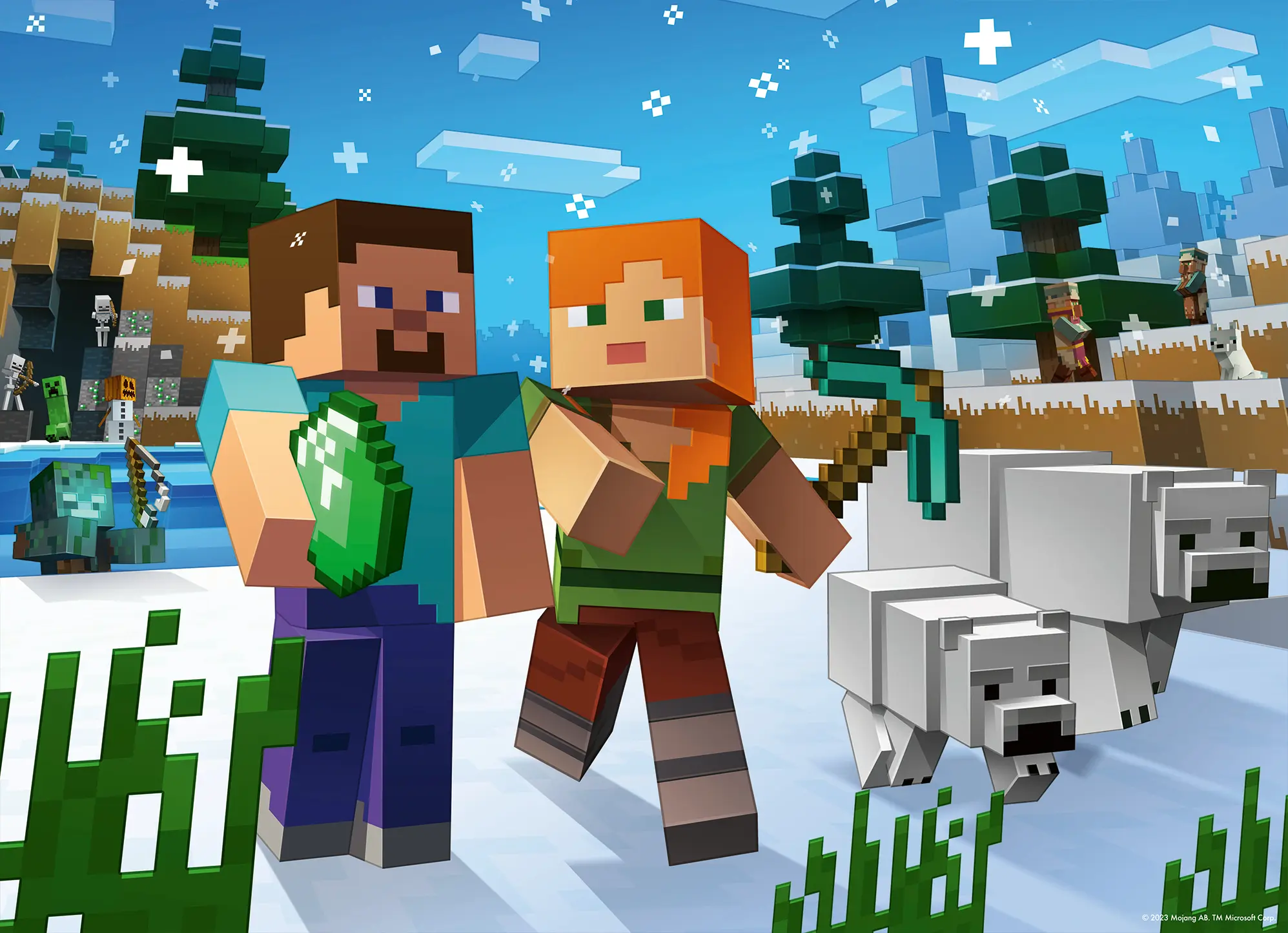 Ravensburger | Minecraft Bumper Puzzle Pack | Puzzle